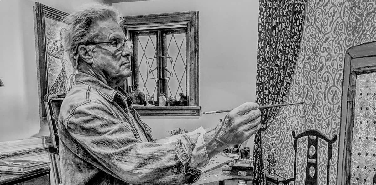James Biesecker in his studio